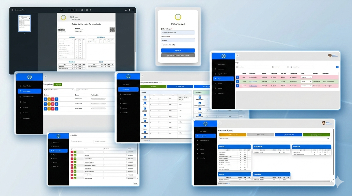 Sistema GIM para gimnasios, centros deportivos y clubes